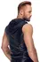 Noir Handmade M.Shirt Hooded Sleeveless Snake Effect Black M
