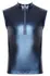 NEK Men's Sleeveless Shirt Blue 2XL Metallic Matte Finish