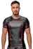 NEK Men’s Short-Sleeve Shirt Black/Red 2XL Mesh Panel Stretch Fit