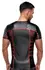 NEK Short-Sleeved Shirt Black/Red Mesh Panels Size M