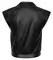 NEK Men's Matte Black Shirt XL with Overlapping Sleeves & Studded Collar