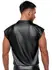 NEK Matte Black Shirt S - Biker-Inspired, Stretch, Overlapping Front