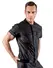 Svenjoyment Blouson Shirt S Matte Black with Pockets Press Studs