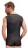 NEK Men's Sleeveless Black Shirt 2XL Matte Finish & Mesh Accents