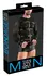 Svenjoyment Bondage Long Sleeve Powernet Shirt with Harness, M, Black