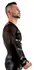 Svenjoyment Bondage Long Sleeve Powernet Shirt with Harness, M, Black