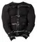 Svenjoyment Bondage Long Sleeve Powernet Shirt with Harness, M, Black