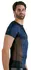 NEK Men's Blue/Black Shirt L - Stretch Microfibre & Powernet Design
