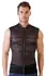 NEK Men's Sleeveless Powernet Shirt XL Matte Stripes Black