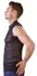 NEK Powernet Black Sleeveless Shirt S with Matte Stripes & Zipper