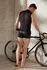 NEK Powernet Black Sleeveless Shirt S with Matte Stripes & Zipper