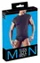NEK Men's Microfiber Shirt XL Black Short Sleeve Silver Buttons