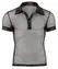 NEK Polo Shirt 2XL Black Mesh & Wet Look, Modern Design