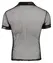 NEK Men's Polo Shirt S Wet Look & Mesh Black 100% Polyester