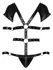 Svenjoyment Bondage Body Harness Set M Adjustable Matte Black