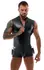 Svenjoyment Bondage Men’s Jumpsuit & Adjustable Cuffs S Black