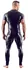 Cottelli Collection Men's XL Wet Look Jumpsuit with 3-Way Zip Black