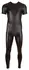 Cottelli Collection Men's XL Wet Look Jumpsuit with 3-Way Zip Black