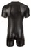 NEK Men's Matte Look Playsuit with 3-Way Front Zip, Size M