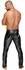 Noir Handmade Powerwetlook Trousers XL with Vinyl Accents Black