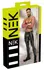 NEK Men's Matte Black/Red Pants with Mesh Detail, Size M