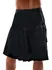 Svenjoyment Men's Black Kilt with Detachable Pocket, Size S
