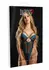Daring Intimates High Waist Lace Bodysuit Royal Blue Adjustable