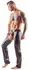 Cottelli Collection Men Imitation Leather Chaps & Thong M Black
