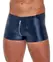 NEK Blue Metallic Boxer Briefs L with Silver Zipper & Matte Finish