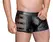NEK Men's Matte Black Pants with Net Inserts and Studded Straps, Size S