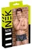 NEK Pants S Shiny Matt Snakeskin Pattern Stretchy Black