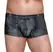 NEK Pants S Shiny Matt Snakeskin Pattern Stretchy Black
