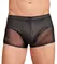 NEK Men's Matte Black Pants with Mesh Panels, Size L