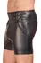 NEK High-Waist Matte Black Shorts XL with Adjustable Buckles