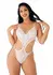 Cut-out Peek-a-Boo Teddy Black Lace Adjustable Straps by Rene Rofe