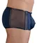 NEK Men's Microfibre Pants L Black-Silver Contrast, Stretch Fit