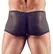 NEK Mesh Effect Men's Pants M Stretch Semi-Transparent Black