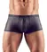 NEK Men's Semi-Transparent Stretch Pants L Black Zip Detail