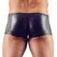 NEK Men's Shiny Slim Fit Party Pants S Black Polyester Spandex