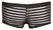 NEK Men's Striped Semi-Transparent Pants L, Black, Stretch Material