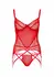 Lace and Mesh Cami Set - Elegant Sheer Lingerie with Thong, Adjustable Straps