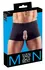 NEK Men's Black Mesh Showmaster Briefs M, Decorative Cut-Outs