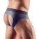 NEK Men's Jock S Neoprene Effect Shiny Black Polyurethane Finish