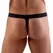 Мъжки лачен стринг с push-up ефект, червен, S/M