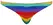 Svenjoyment Men's Thong Rainbow Stripes 2XL Comfortable Stretch Fit