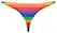 Svenjoyment Thong Rainbow Stripe Men’s Soft Stretch S