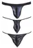 NEK Men's Underwear Set 3-Pack Wet Look S-L Black Stretchy Material