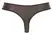 NEK Men's Neoprene-Effect String XL with Rhinestone Zipper Detail