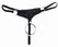 NEK Men's Microfiber String XL with Removable Ring - Black, Stretch Fit