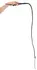 ZADO Single Tail Leather Impact Whip 132 cm Black